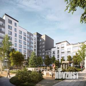 2-к квартира, строящийся дом, 56м2, 8/8 этаж