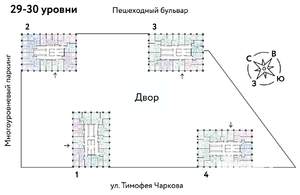 2-к квартира, вторичка, 48м2, 29/31 этаж