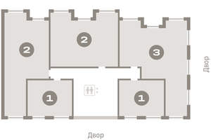 2-к квартира, вторичка, 74м2, 4/11 этаж