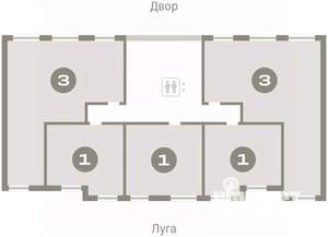 3-к квартира, вторичка, 83м2, 3/7 этаж