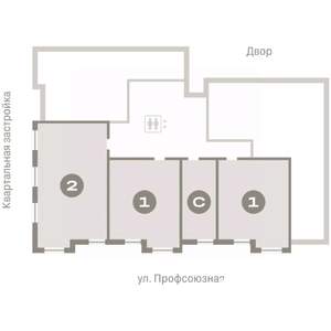 1-к квартира, вторичка, 51м2, 3/7 этаж