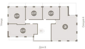 2-к квартира, вторичка, 100м2, 8/9 этаж