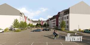 2-к квартира, строящийся дом, 58м2, 2/4 этаж