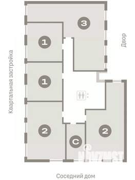 3-к квартира, вторичка, 94м2, 5/7 этаж