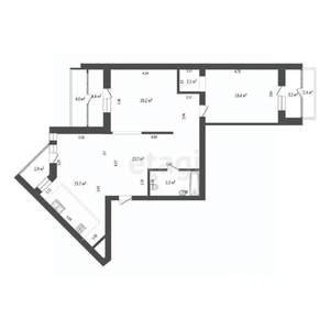 3-к квартира, вторичка, 95м2, 6/10 этаж