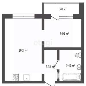 1-к квартира, вторичка, 41м2, 4/14 этаж
