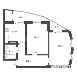 3-к квартира, вторичка, 79м2, 21/24 этаж