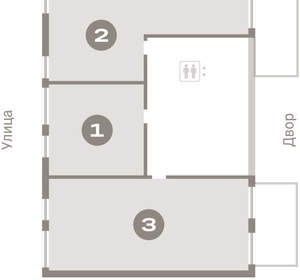 2-к квартира, вторичка, 91м2, 2/25 этаж