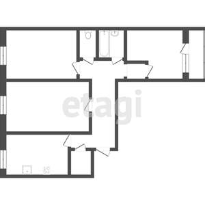 3-к квартира, вторичка, 69м2, 3/9 этаж
