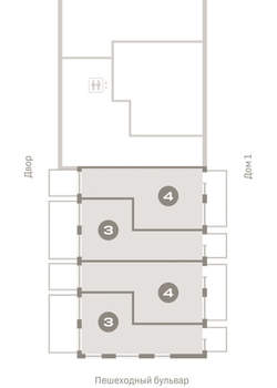 4-к квартира, вторичка, 159м2, 1/8 этаж