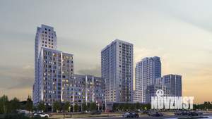 2-к квартира, строящийся дом, 53м2, 11/24 этаж