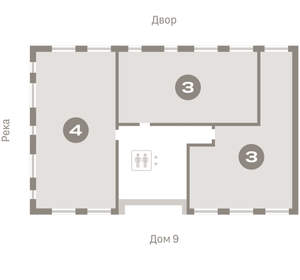 3-к квартира, вторичка, 180м2, 5/8 этаж