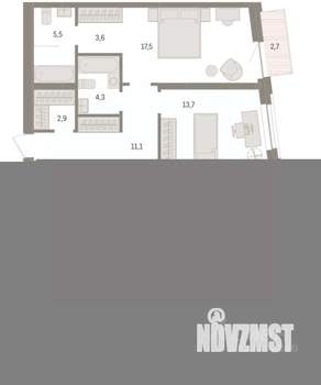 3-к квартира, вторичка, 119м2, 6/10 этаж