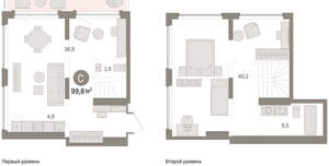 2-к квартира, вторичка, 100м2, 8/9 этаж