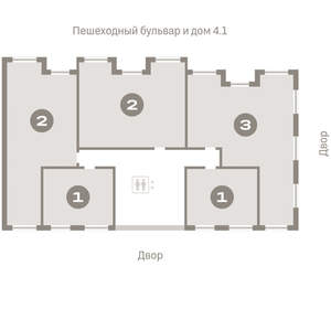 3-к квартира, вторичка, 92м2, 5/11 этаж