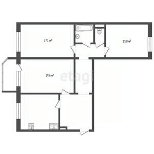 3-к квартира, вторичка, 87м2, 5/9 этаж