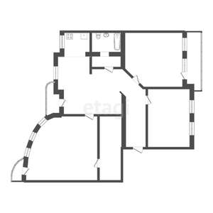 3-к квартира, вторичка, 164м2, 6/10 этаж