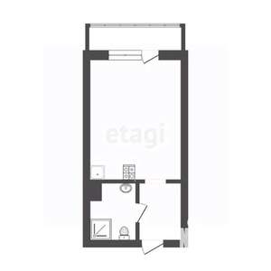 Студия квартира, вторичка, 25м2, 14/16 этаж