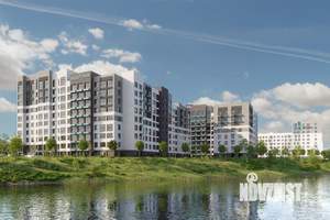 1-к квартира, строящийся дом, 45м2, 1/10 этаж