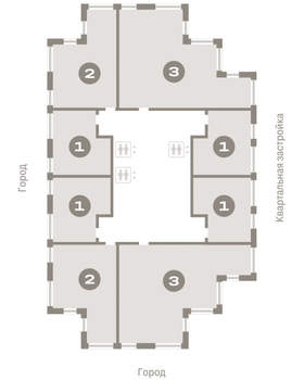 1-к квартира, вторичка, 34м2, 14/25 этаж