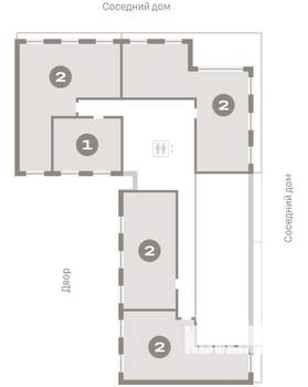 2-к квартира, вторичка, 62м2, 9/9 этаж