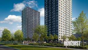 1-к квартира, строящийся дом, 36м2, 7/24 этаж