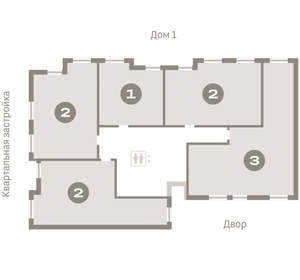 3-к квартира, вторичка, 88м2, 9/10 этаж