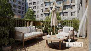 1-к квартира, вторичка, 40м2, 6/17 этаж
