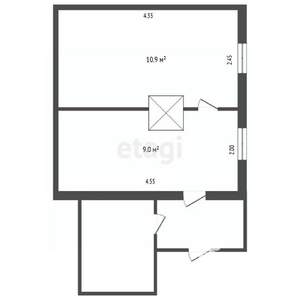 1-к квартира, вторичка, 20м2, 1/1 этаж