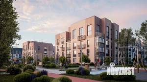 2-к квартира, строящийся дом, 67м2, 3/4 этаж
