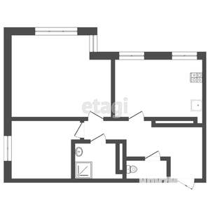 2-к квартира, вторичка, 65м2, 5/17 этаж