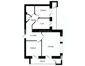 3-к квартира, вторичка, 88м2, 11/12 этаж