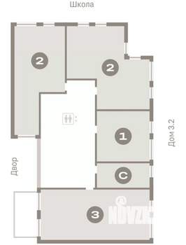 2-к квартира, вторичка, 101м2, 2/9 этаж