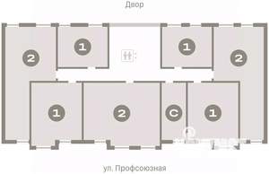 2-к квартира, вторичка, 71м2, 5/10 этаж