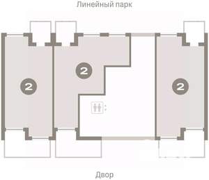 2-к квартира, вторичка, 94м2, 1/8 этаж