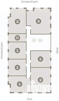 2-к квартира, вторичка, 75м2, 16/17 этаж