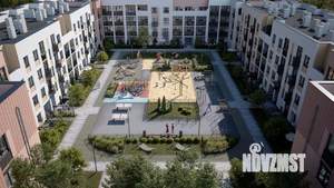 1-к квартира, строящийся дом, 53м2, 2/4 этаж