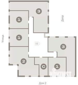 3-к квартира, вторичка, 94м2, 3/9 этаж