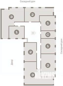 3-к квартира, вторичка, 86м2, 5/9 этаж