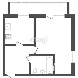 1-к квартира, вторичка, 36м2, 5/5 этаж