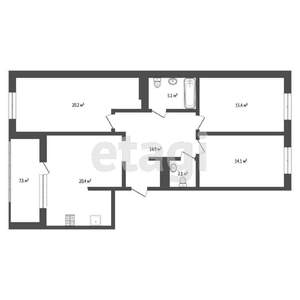 3-к квартира, вторичка, 99м2, 8/23 этаж