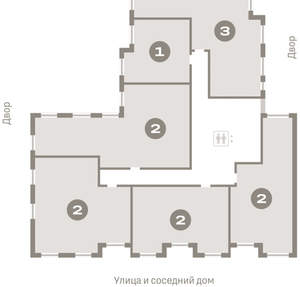 2-к квартира, вторичка, 73м2, 4/11 этаж