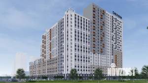 2-к квартира, строящийся дом, 59м2, 23/25 этаж