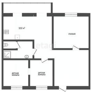 2-к квартира, вторичка, 87м2, 10/10 этаж