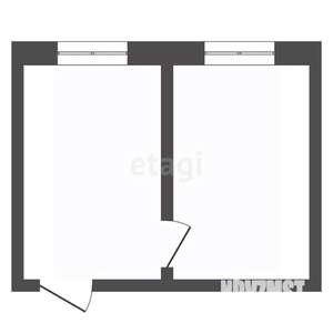 1-к квартира, вторичка, 36м2, 1/1 этаж