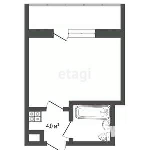 Студия квартира, вторичка, 17м2, 5/8 этаж
