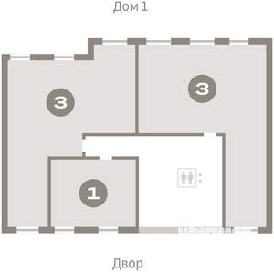 3-к квартира, вторичка, 89м2, 3/16 этаж