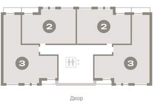 2-к квартира, вторичка, 60м2, 9/17 этаж