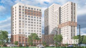 1-к квартира, строящийся дом, 40м2, 10/23 этаж