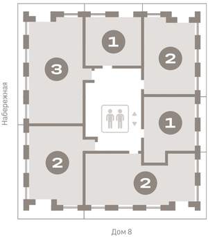 2-к квартира, вторичка, 76м2, 6/9 этаж